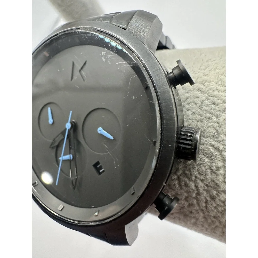 MVMT Men's Watch Chrono‎ Gunmetal New Battery C54 316L Stainless Steel 45MM 7